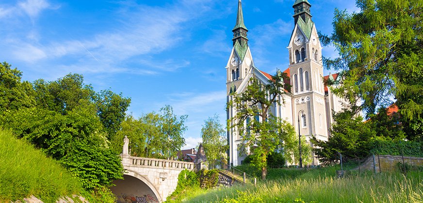 Trnovo kerk in Ljubljana