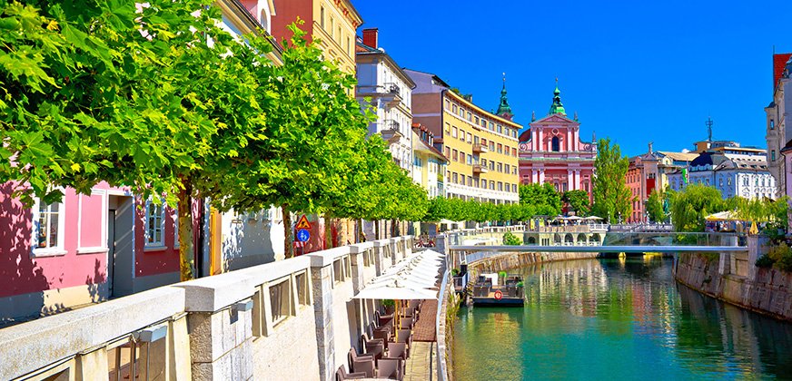 Rivier in Ljubljana