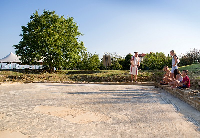 Archeologisch park Simonov Zaliv Izola Slovenië