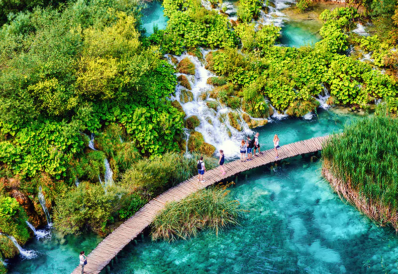 Plitvice meren Kroatië