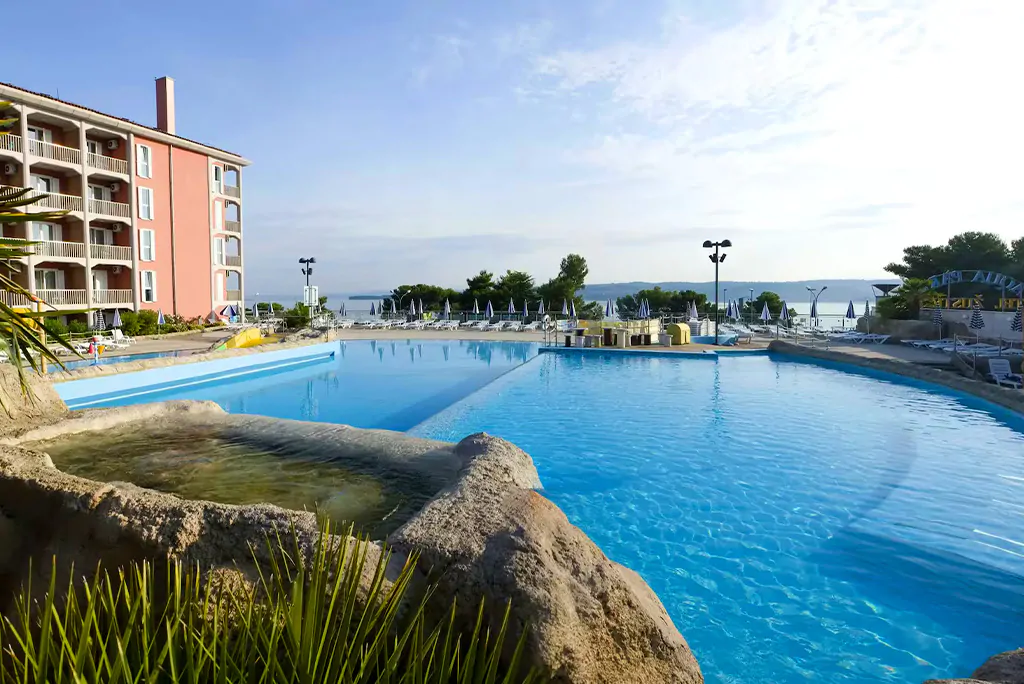 Hotel Aquapark Žusterna bij Koper in Slovenië