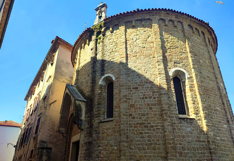 Rotunda Janeza Krstnika in Koper Slovenië